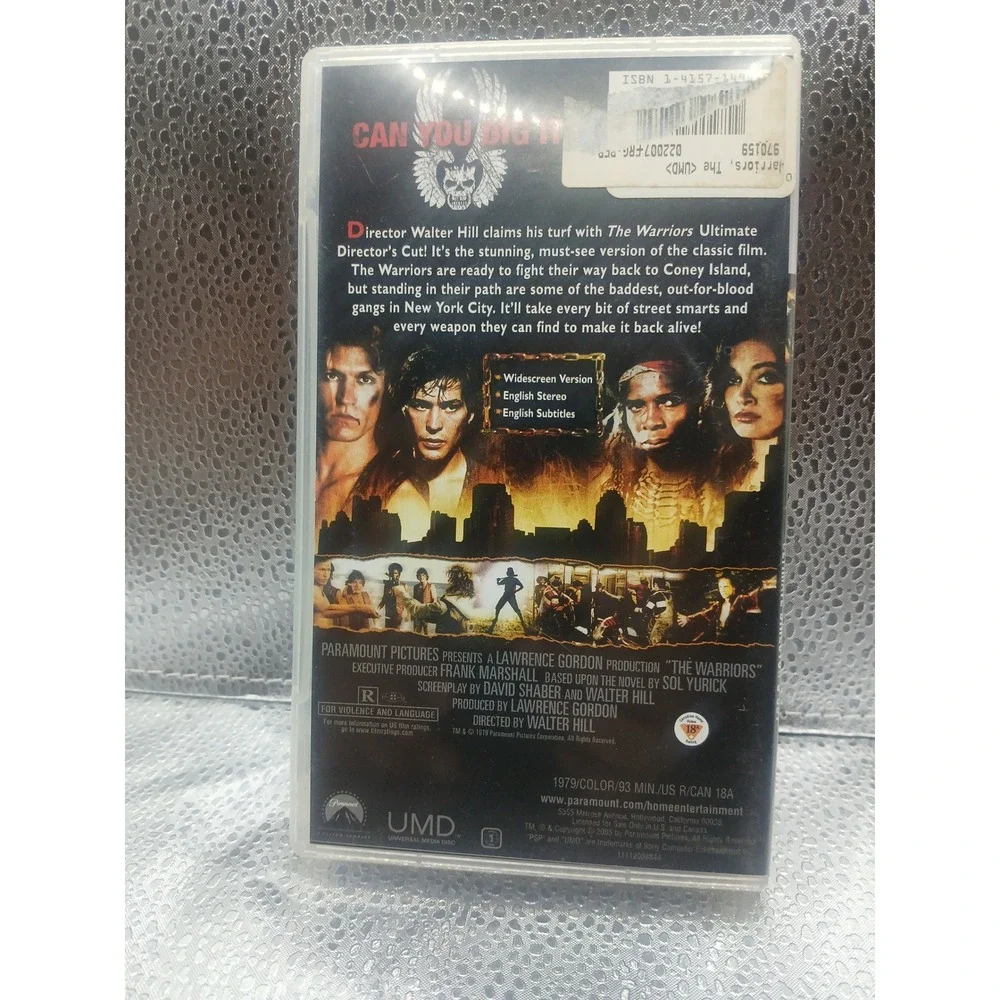 The Warriors Ultimate Director's Cut UMD Video Sony PSP Movie 1979 Walter Hill